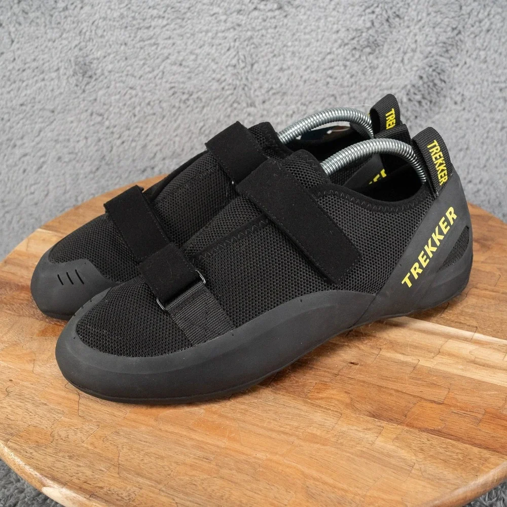 Trekker Core Rock Climbing Shoes Lightweight‎ Breathable Dual-Strap Sz 8.5